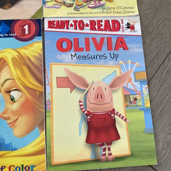 Step into reading books level 1 - tangled, fancy Nancy, and Olivia pig - Picture 4 of 5